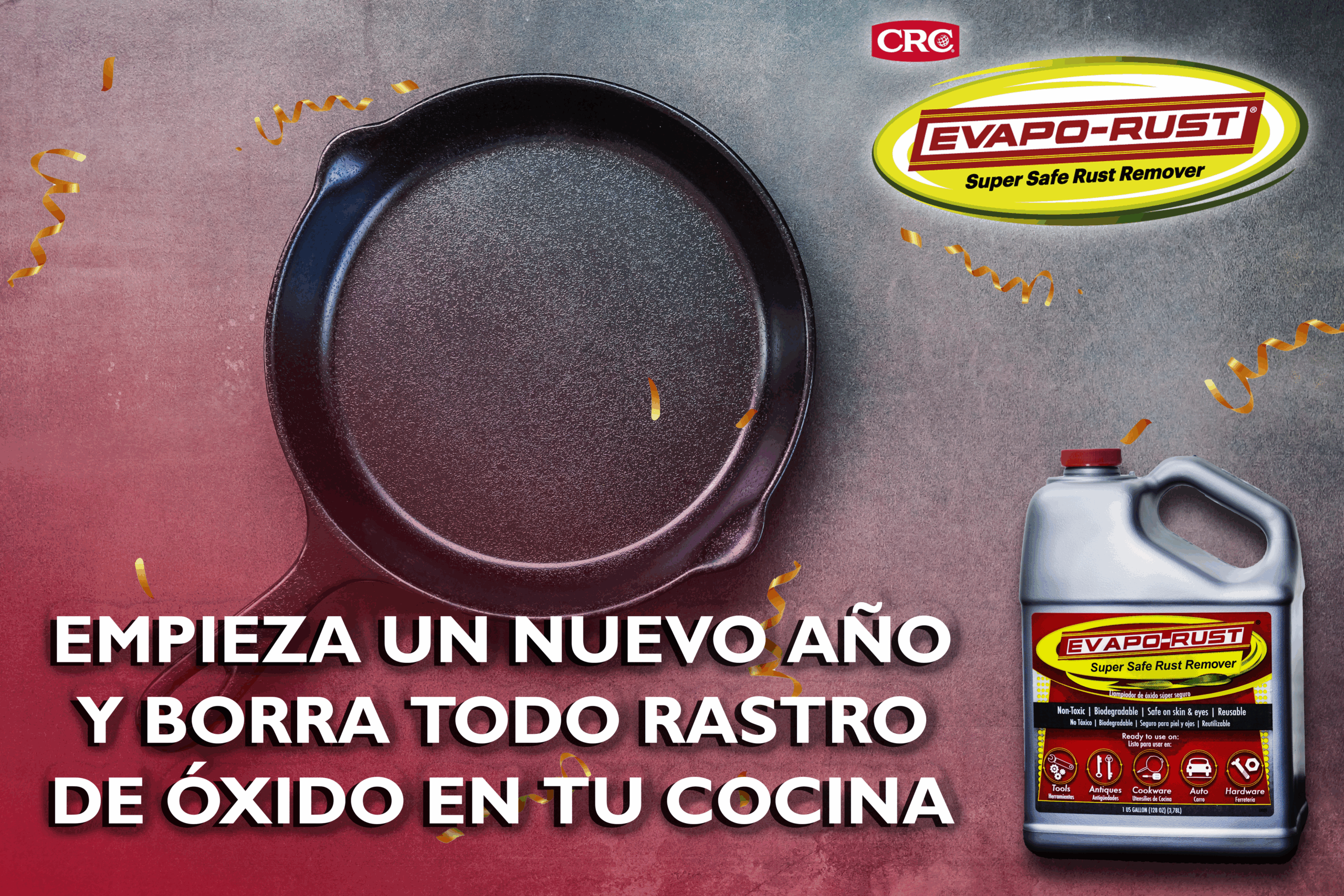 ¡Hasta los utensilios de hierro celebran el Año Nuevo!