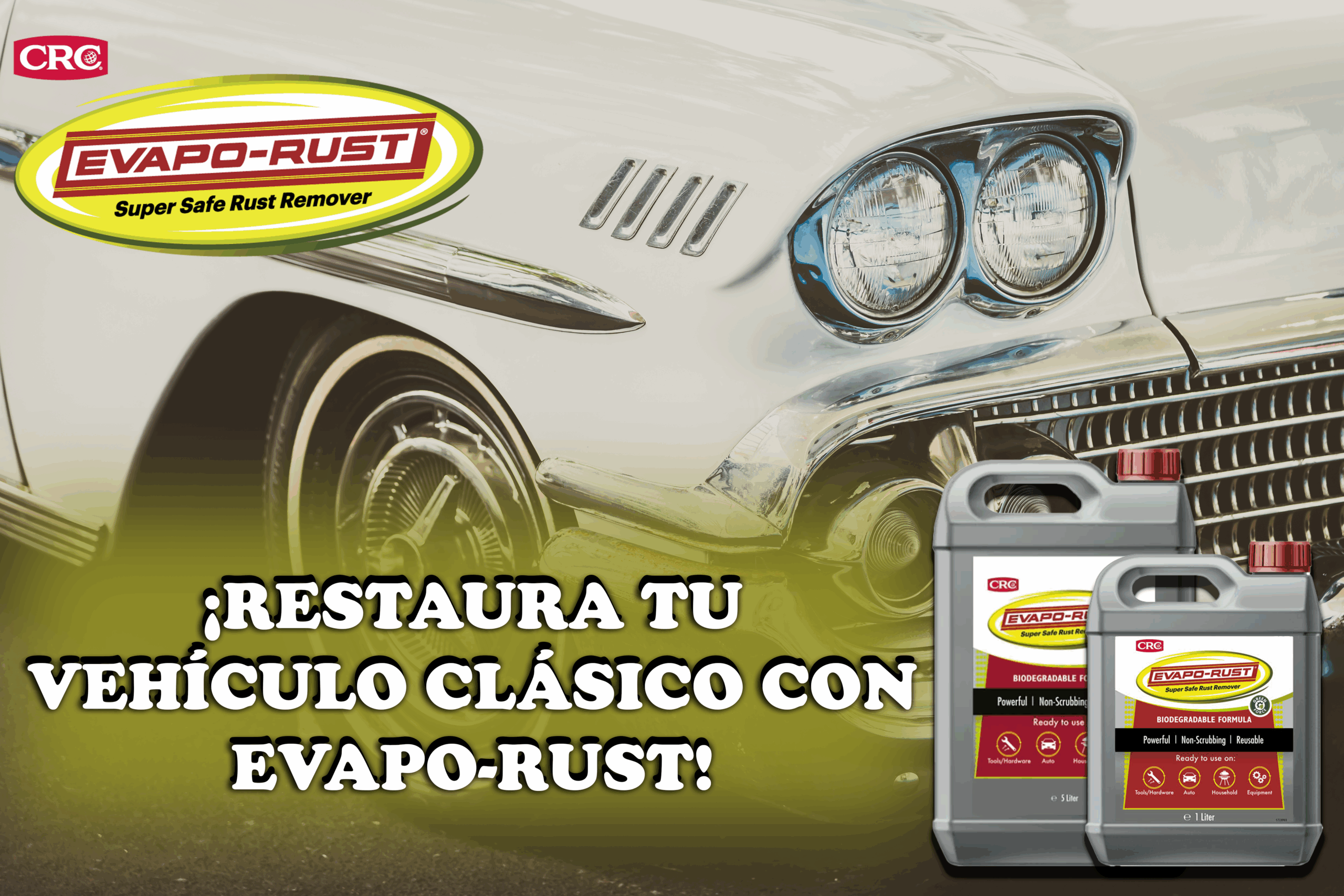 Eliminar el óxido de vehículos clásicos con Evapo-Rust