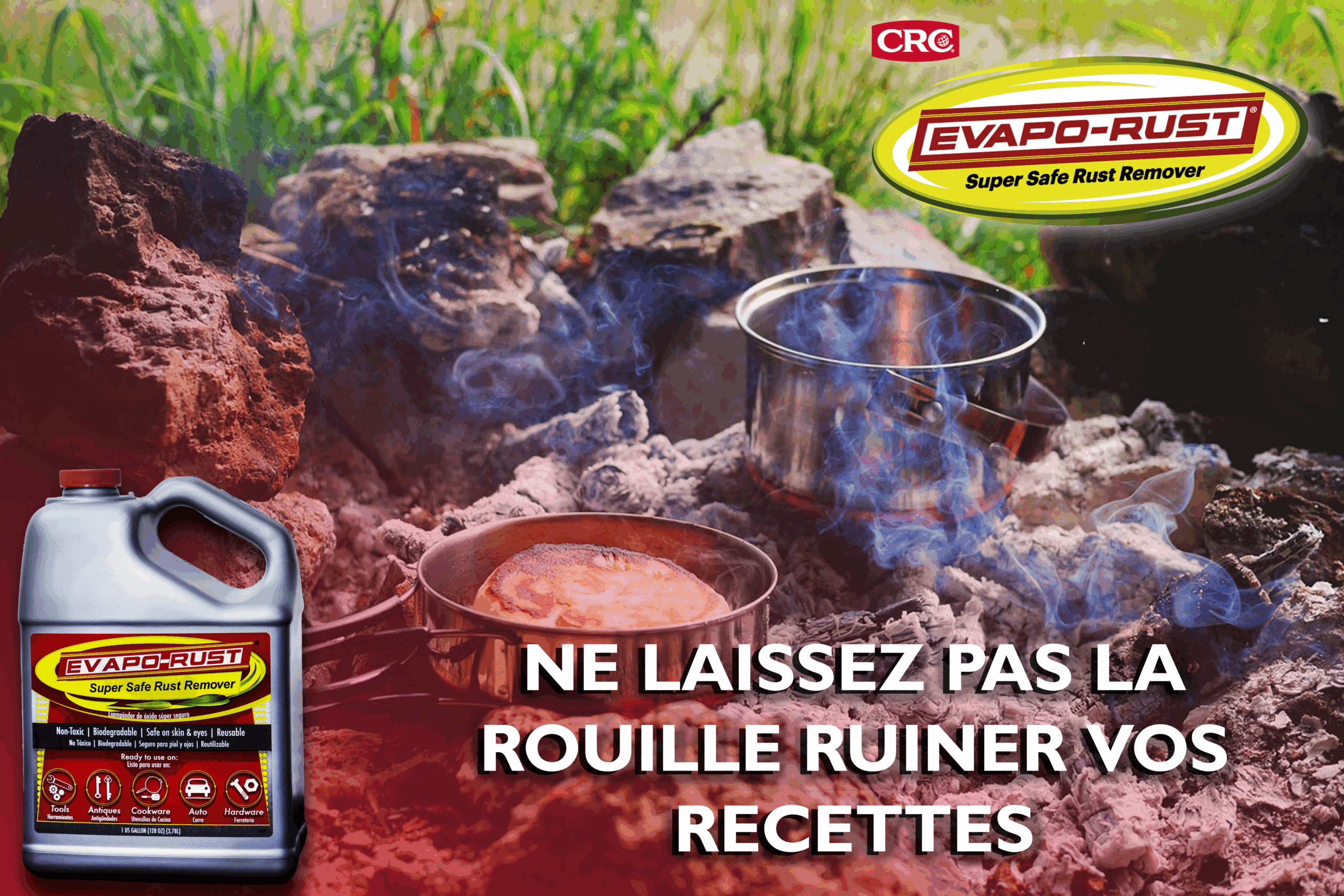Recettes pour ustensiles de feu de camp en fonte : Enlever la rouille et se mettre aux fourneaux