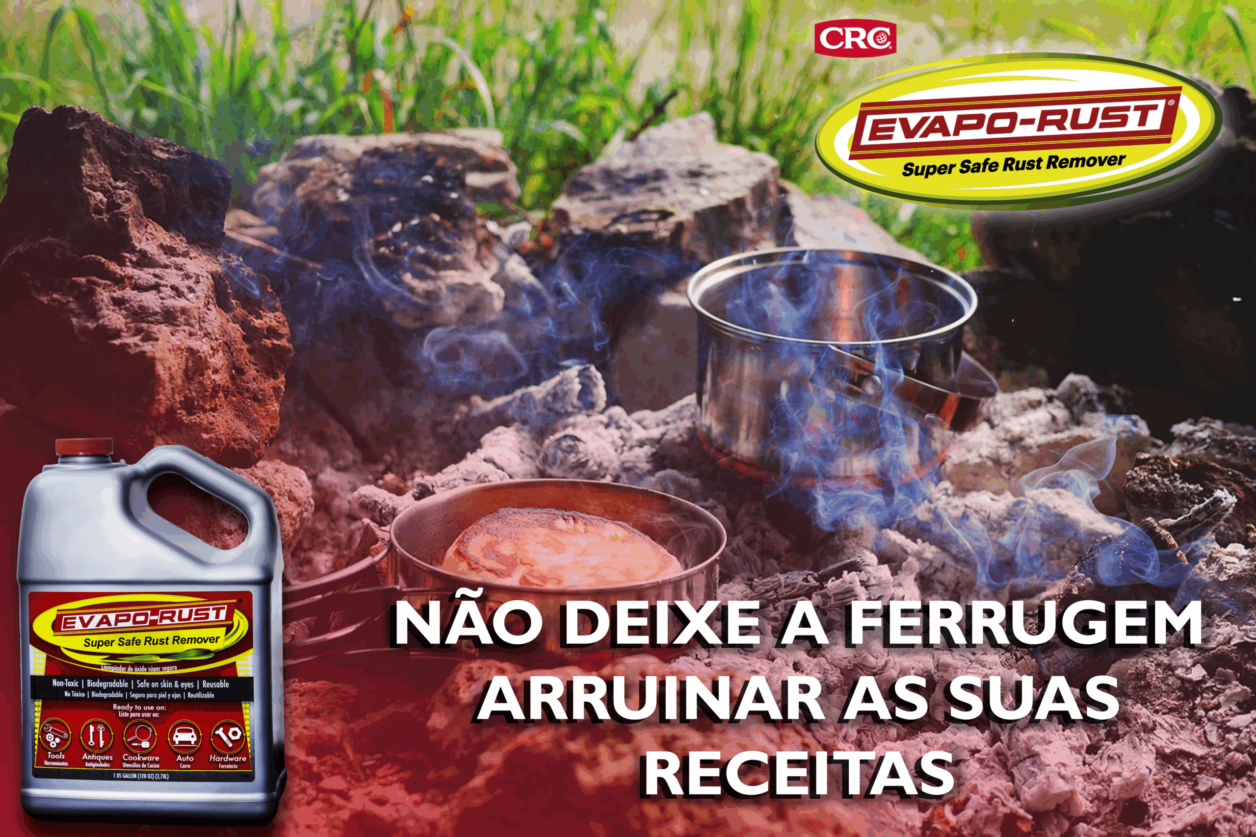 Remova o óxido dos seus recipientes de ferro e… mãos à obra!