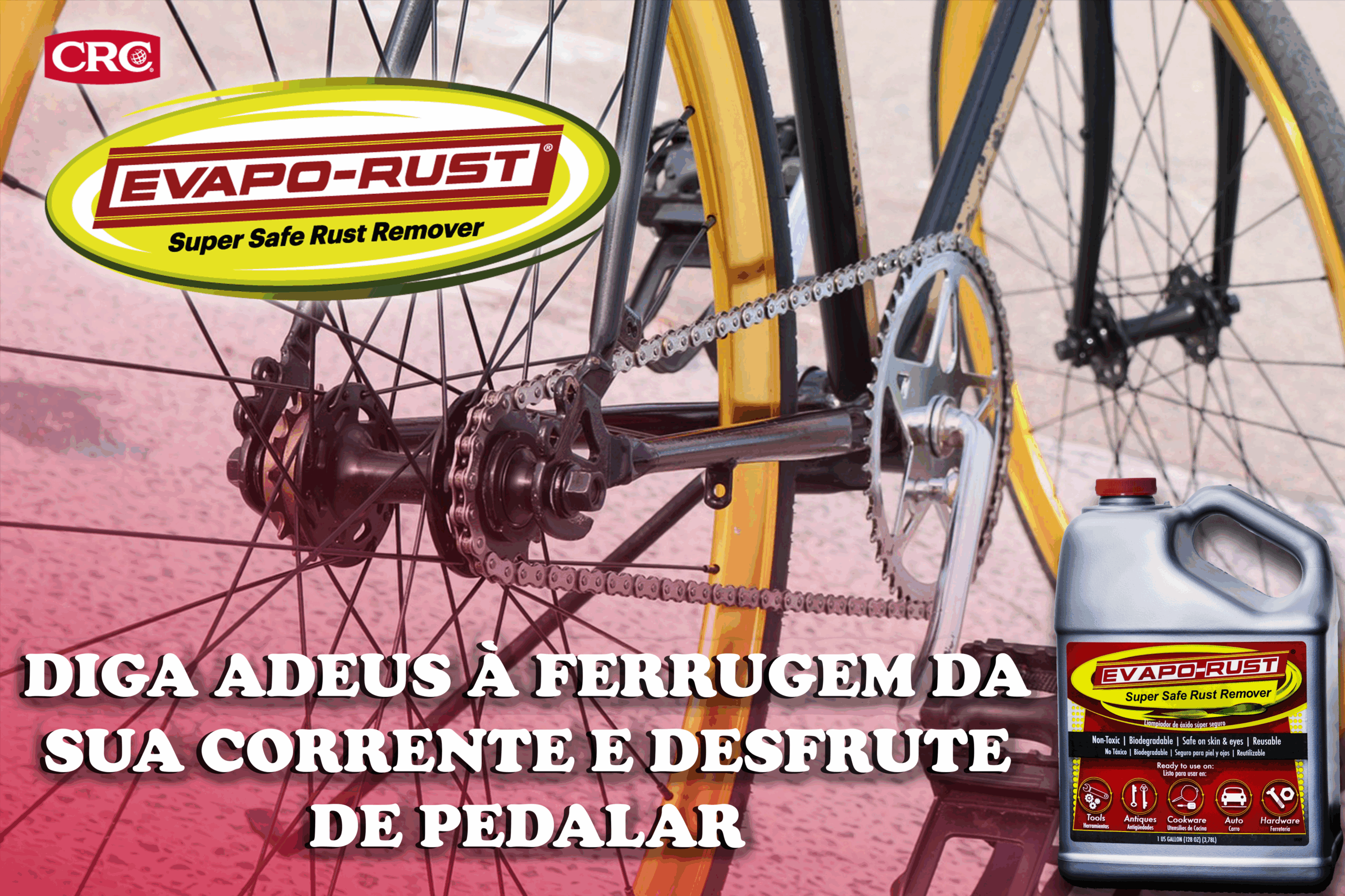Como remover o óxido da corrente da bicicleta; em 3 passos simples