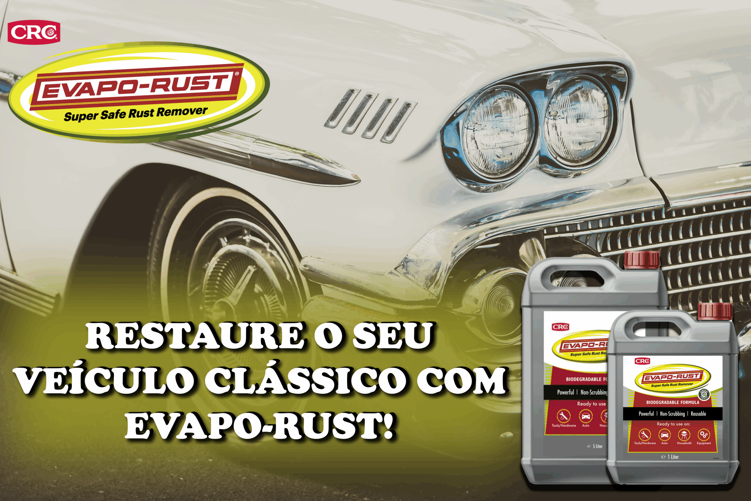 Remover o óxido de veículos clássicos com Evapo-Rust