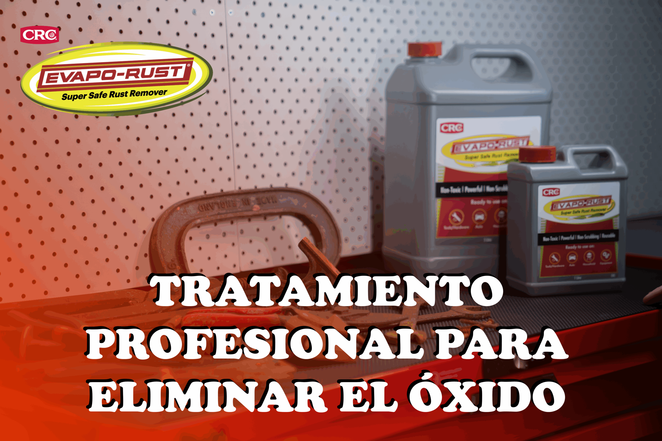 Tratamiento profesional para eliminar óxido en piezas metálicas