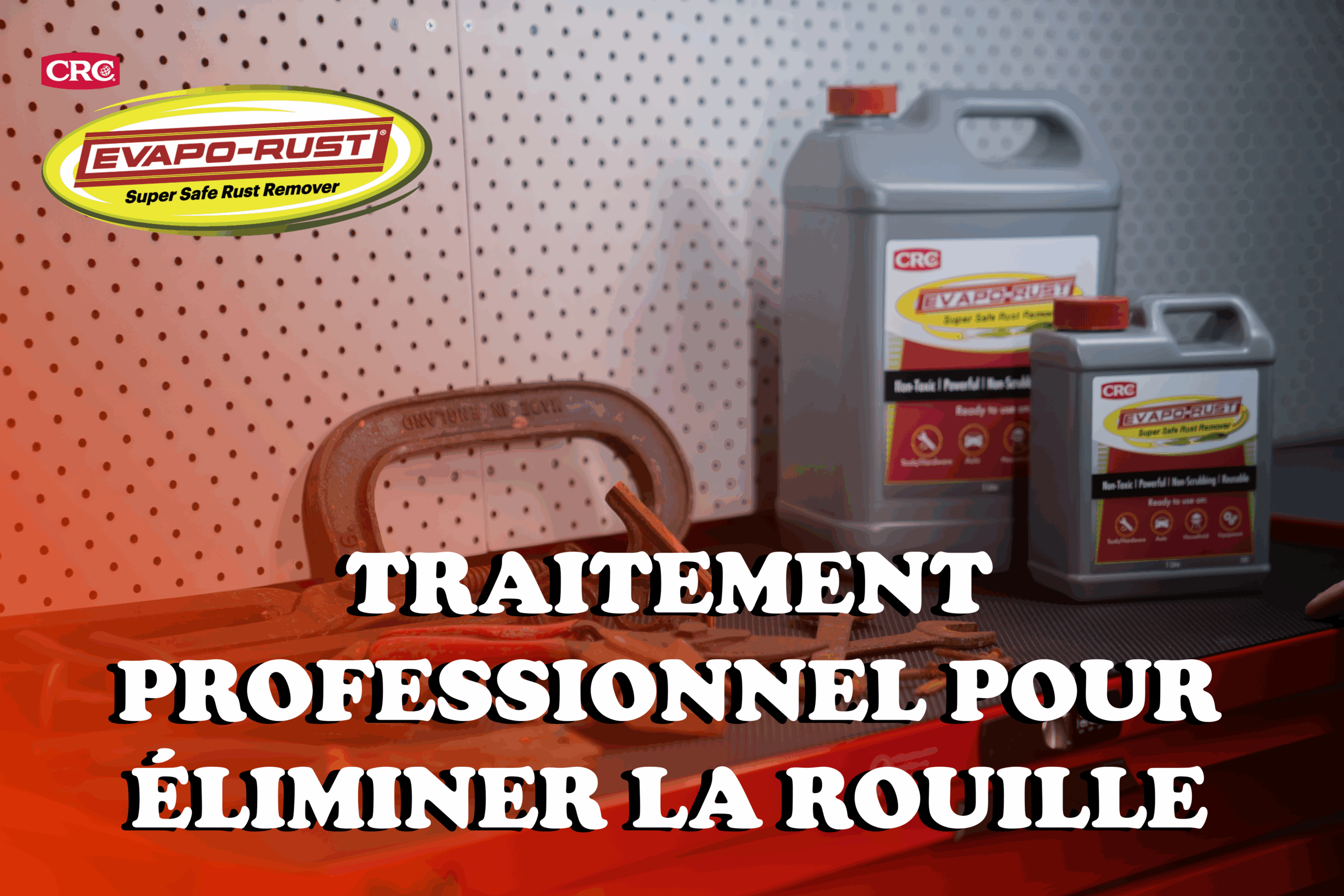 Traitement professionnel pour éliminer la rouille sur les pièces métalliques